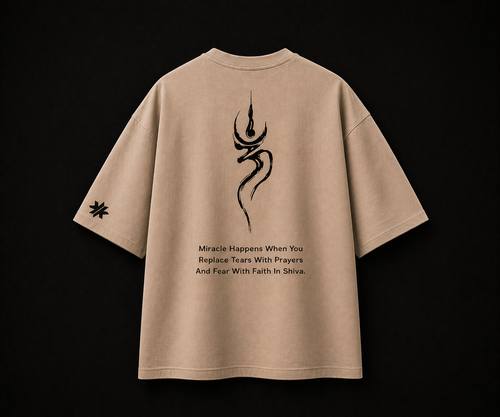 Faith In Shiva Oversized Tee