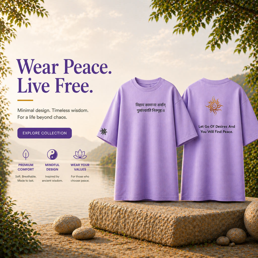 Let Go Oversized Tee – Lavender