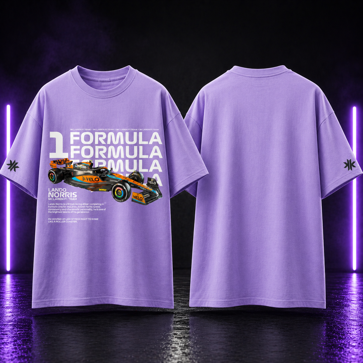 Lando Norris McLaren F1 Oversized Tee