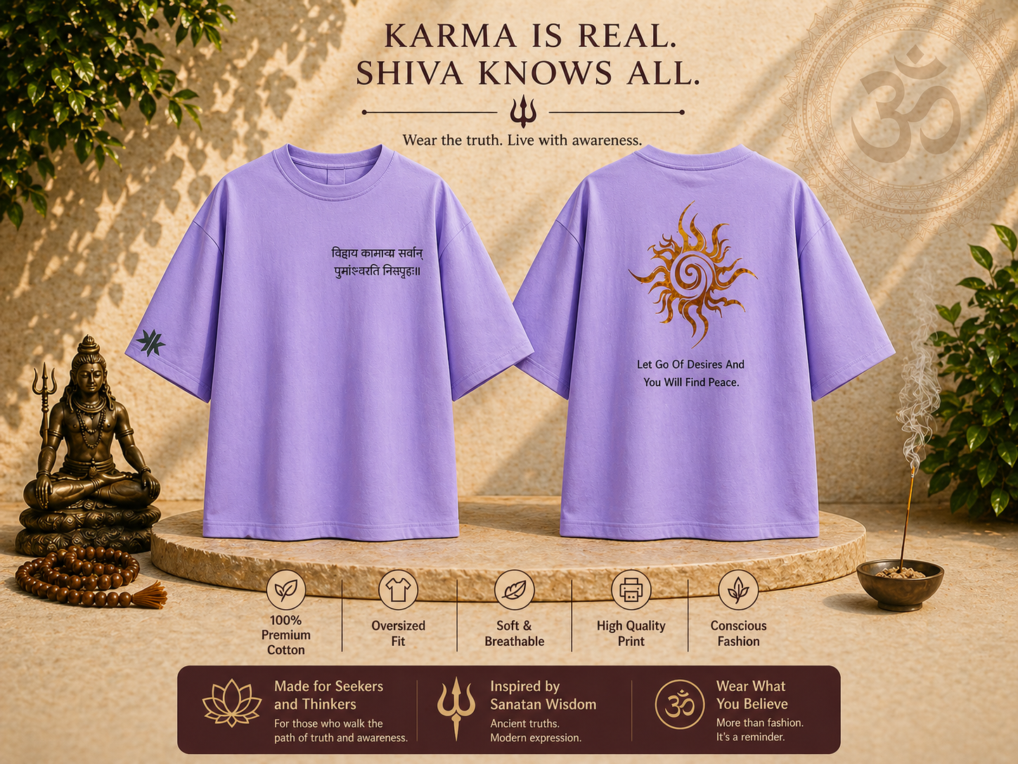 Vihaay Kaamaan – Let Go Oversized Tee