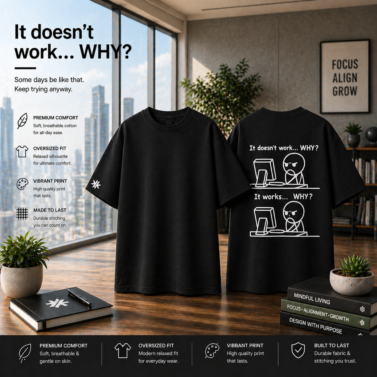 It Doesn't Work WHY? Oversized Tee