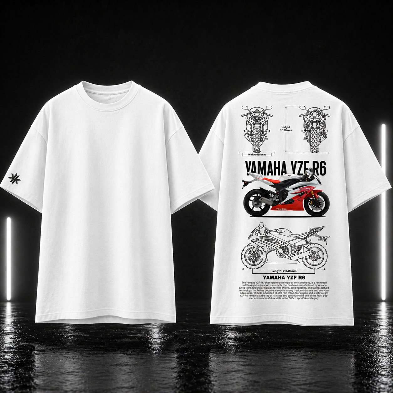 Yamaha YZF R6 Oversized Tee