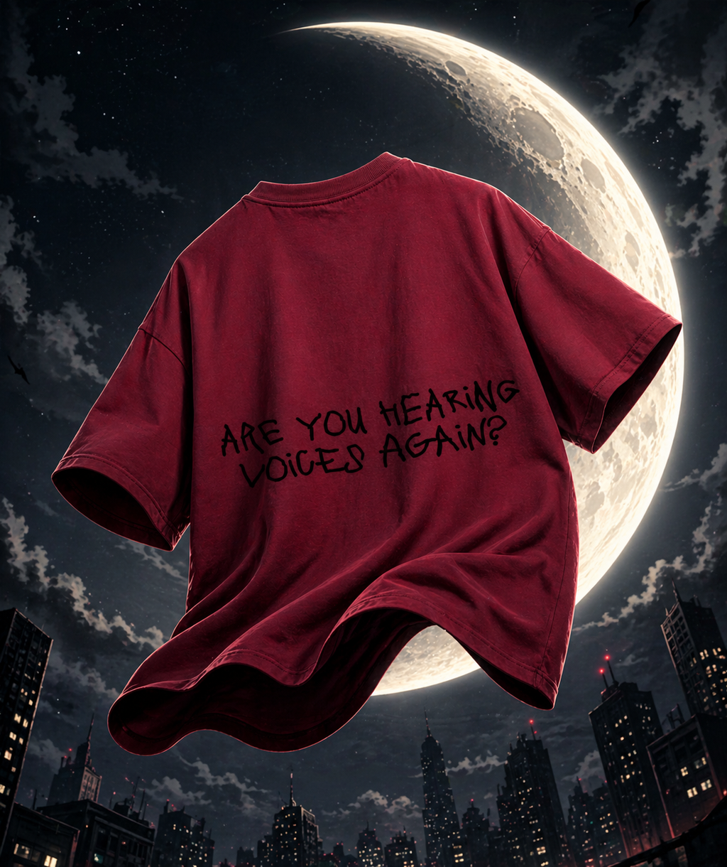 Moon Knight 'Are You Hearing Voices Again?' Oversized Tee