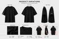 Karma Kult Premium Oversized Tee – Black