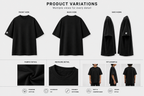 Karma Kult Premium Oversized Tee – Black