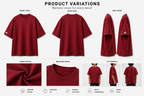 Karma Kult Premium Oversized Tee – Maroon