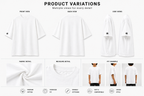 Karma Kult Premium Oversized Tee – White
