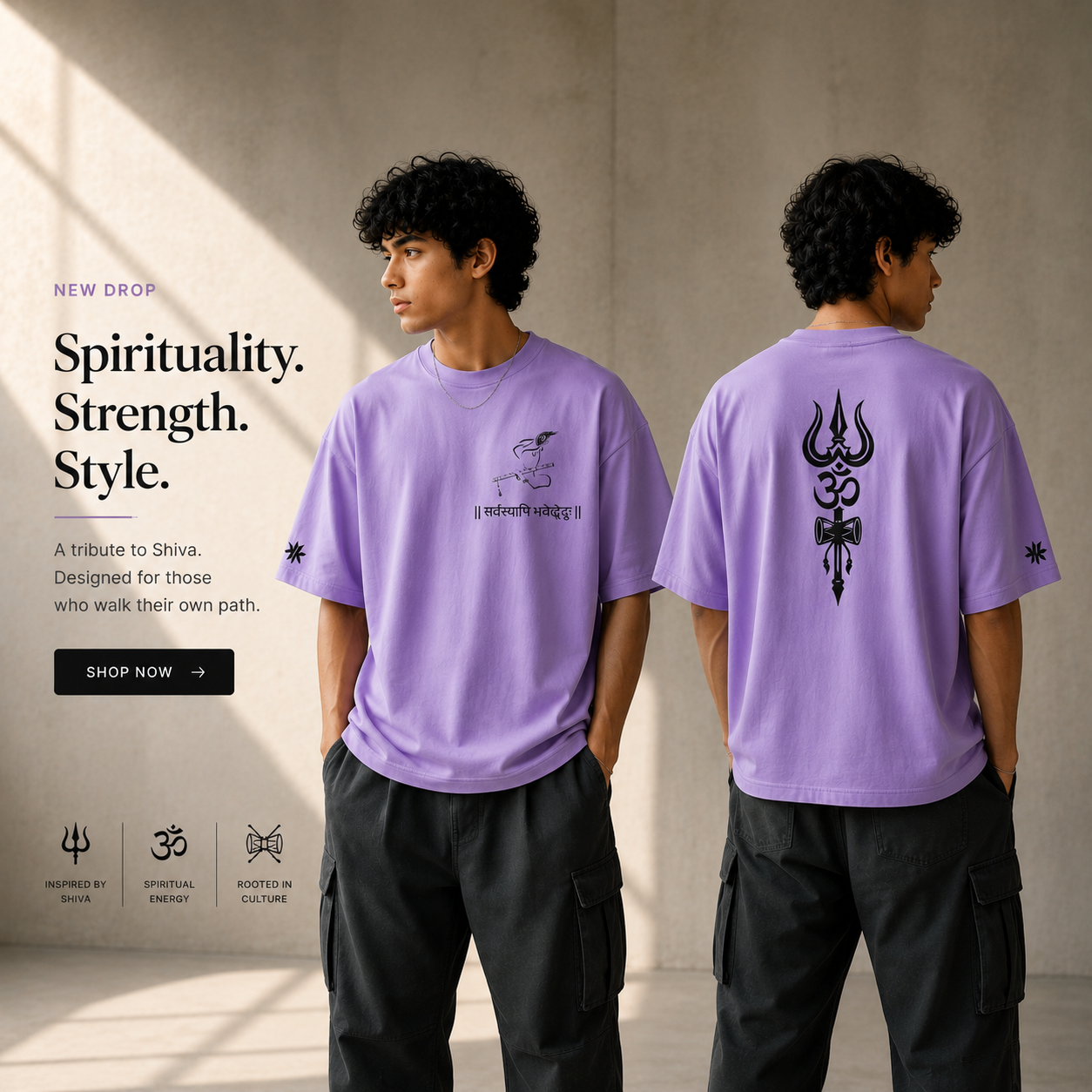 Sarveshyami Bhavedetu — Trishul Oversized Tee