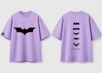 Batman 'I Am Batman' Oversized Tee – Purple
