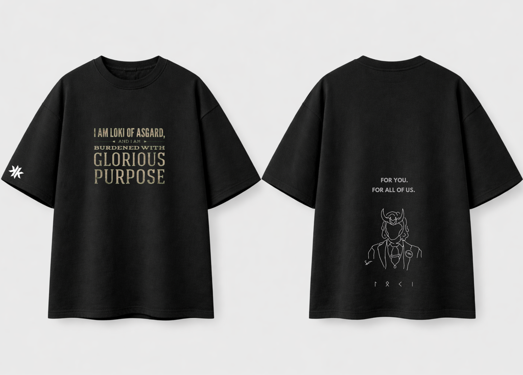 Loki 'Glorious Purpose' Oversized Tee