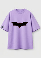 Batman 'I Am Batman' Oversized Tee – Purple