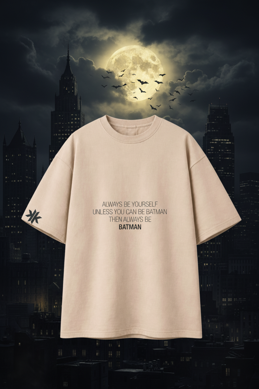 Batman 'Always Be Batman' Oversized Tee