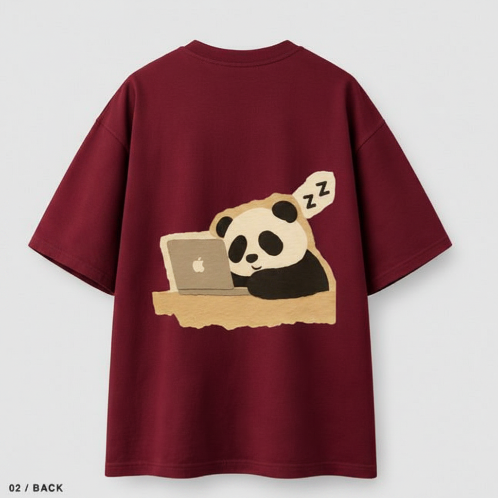 01 / Front – Say No To Doing Things panda graphic
