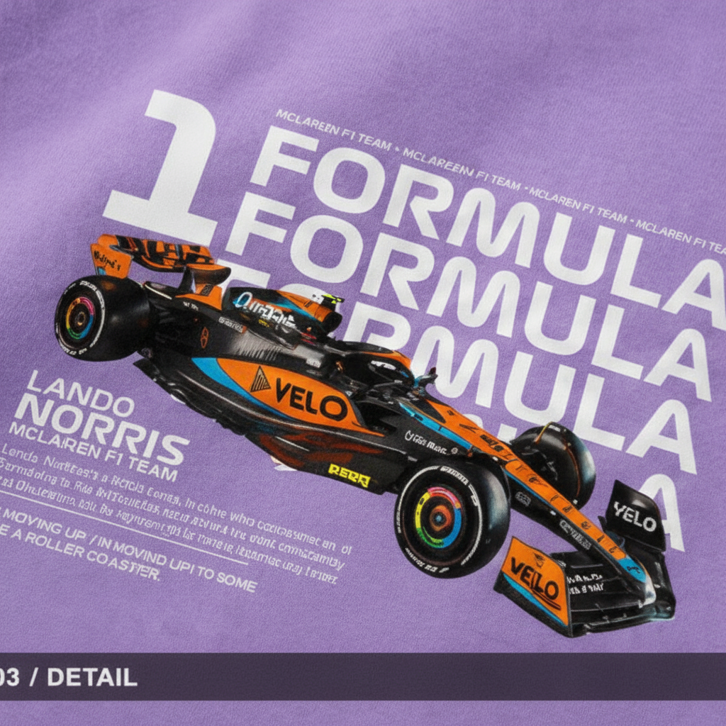 03 – Detail – Lando Norris graphic close-up