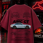 02 – Back – AMG GT full blueprint graphic
