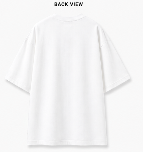 Karma Kult Premium Oversized Tee – White