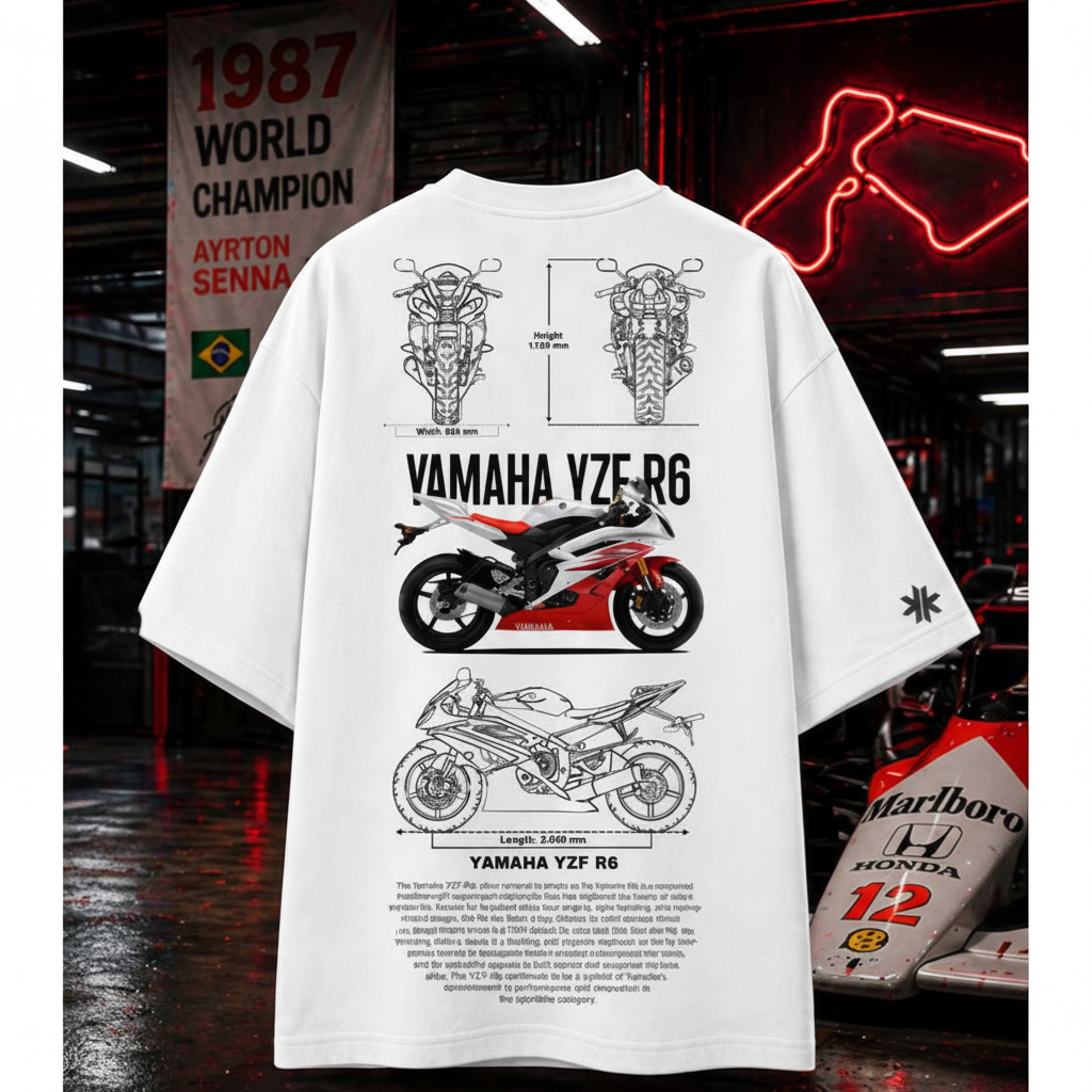 Back – Yamaha YZF R6 full graphic