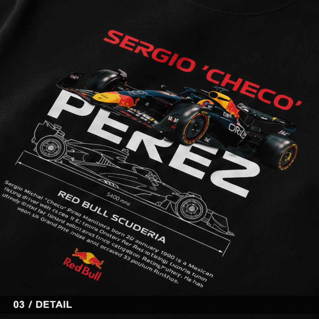 03 – Detail – Checo Perez graphic close-up