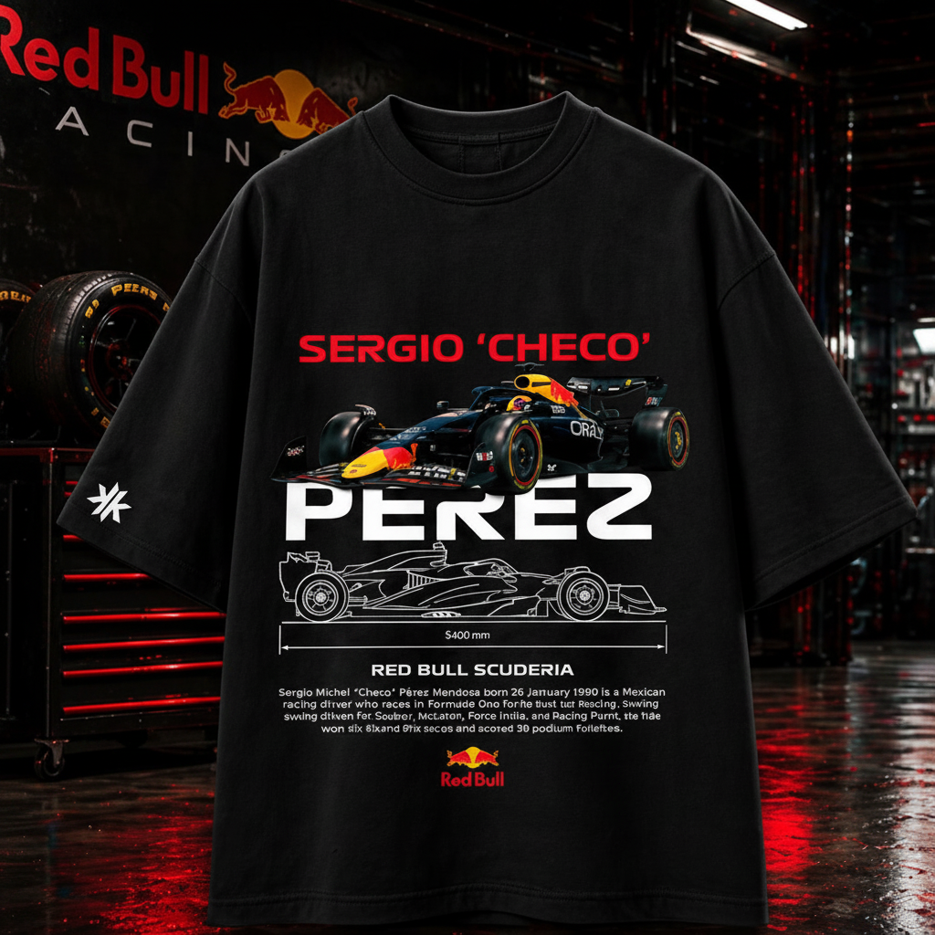 01 – Front – Checo Perez graphic tee