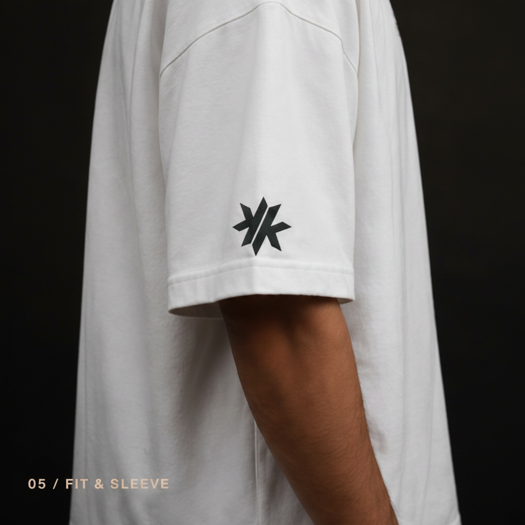 Back – Tribal sun graphic and English translation