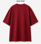 Karma Kult Premium Oversized Tee – Maroon