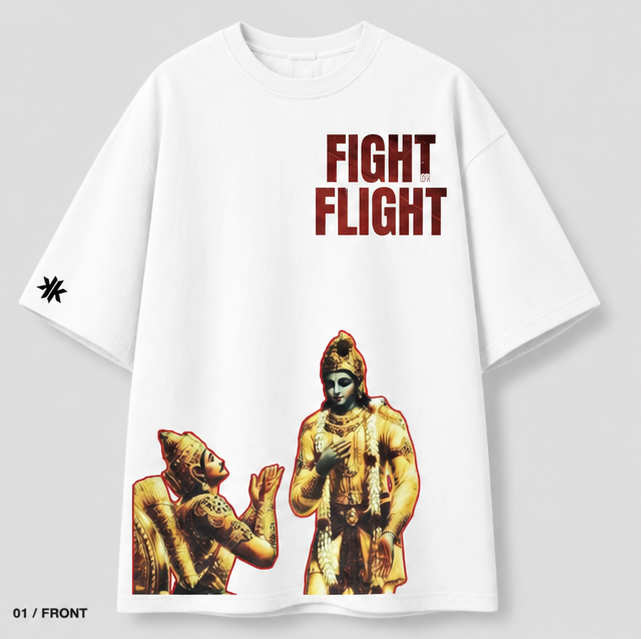 Fight or Flight — Oversized Tee