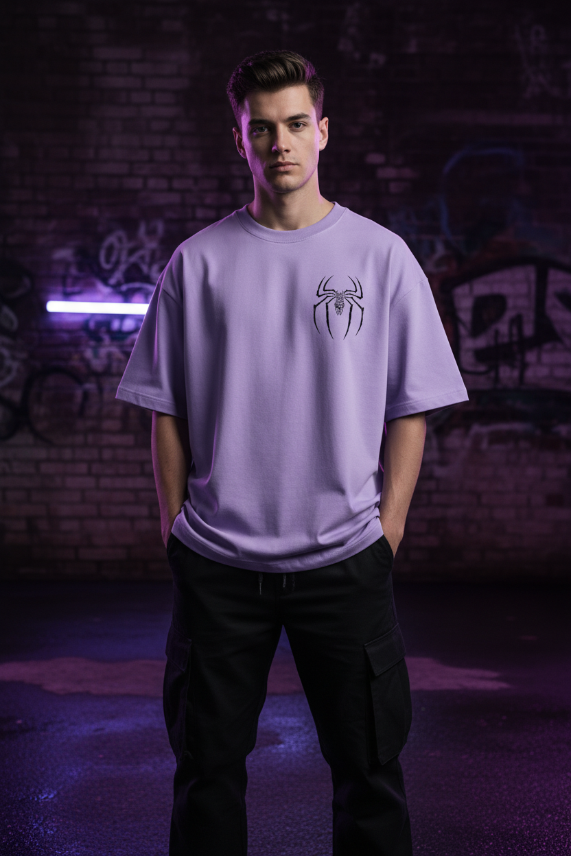 Great Power Tee - Model wearing front view