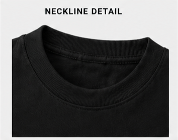 Karma Kult Premium Oversized Tee – Black