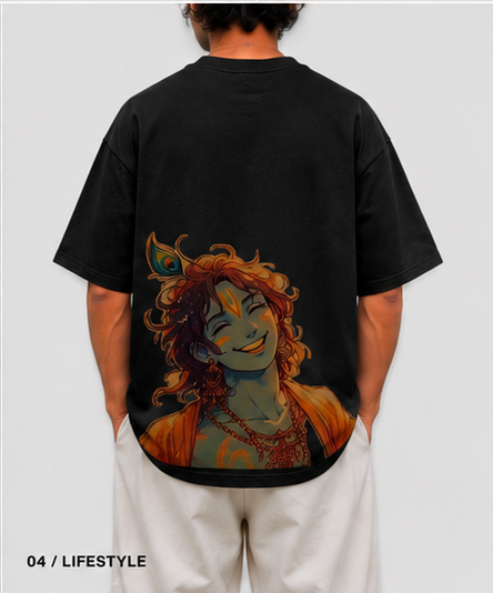 Krishna Sada Sahayate — Oversized Tee