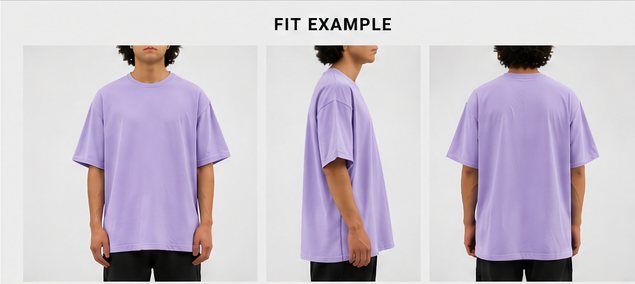Karma Kult Premium Oversized Tee – Lavender