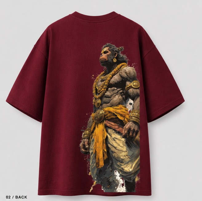 Hanumant Sada Sahayate — Oversized Tee