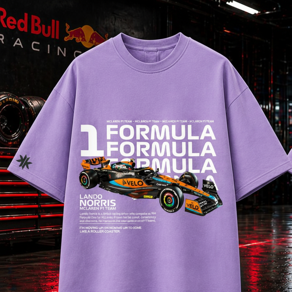 01 – Front – Lando Norris McLaren F1 graphic tee