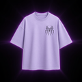 Great Power Tee - Front flat lay on dark purple background