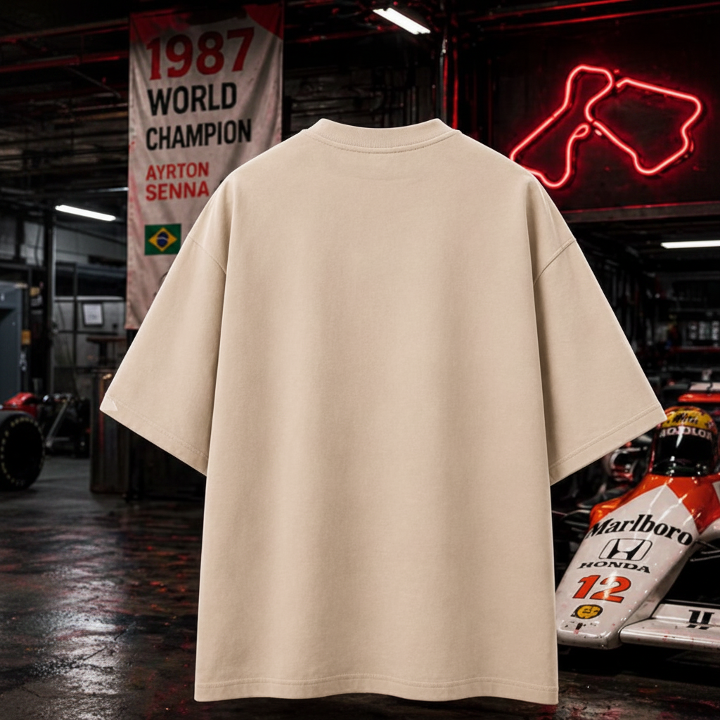 Back – clean oversized tee