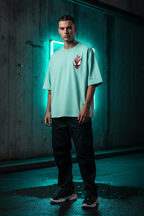 Spider Duo Tee - Model wearing front view