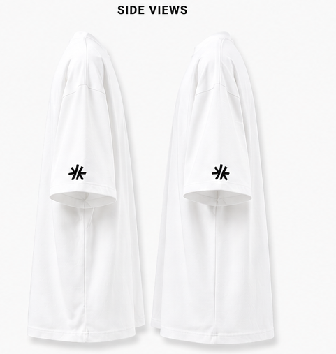 Karma Kult Premium Oversized Tee – White