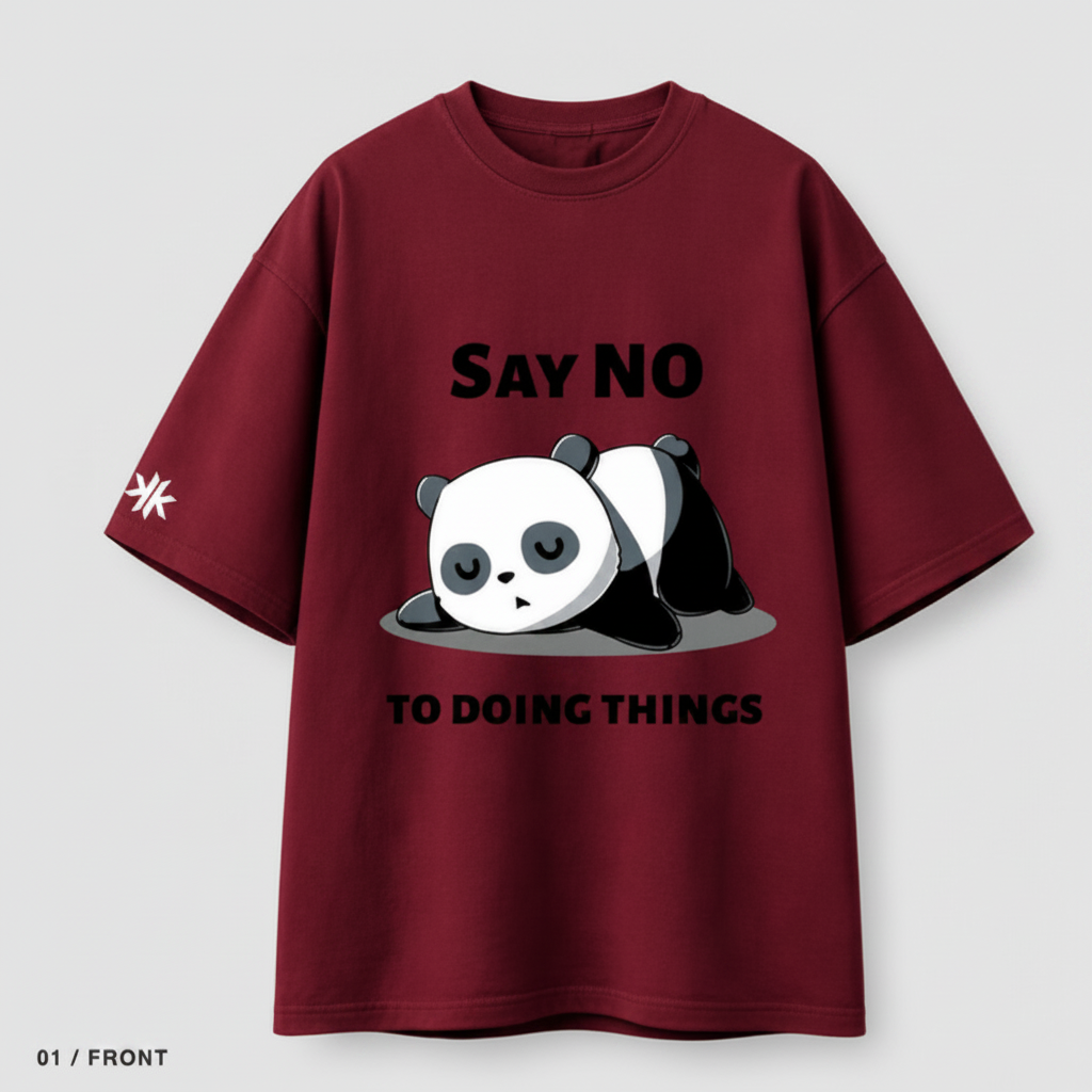02 / Back – sleeping panda on MacBook graphic