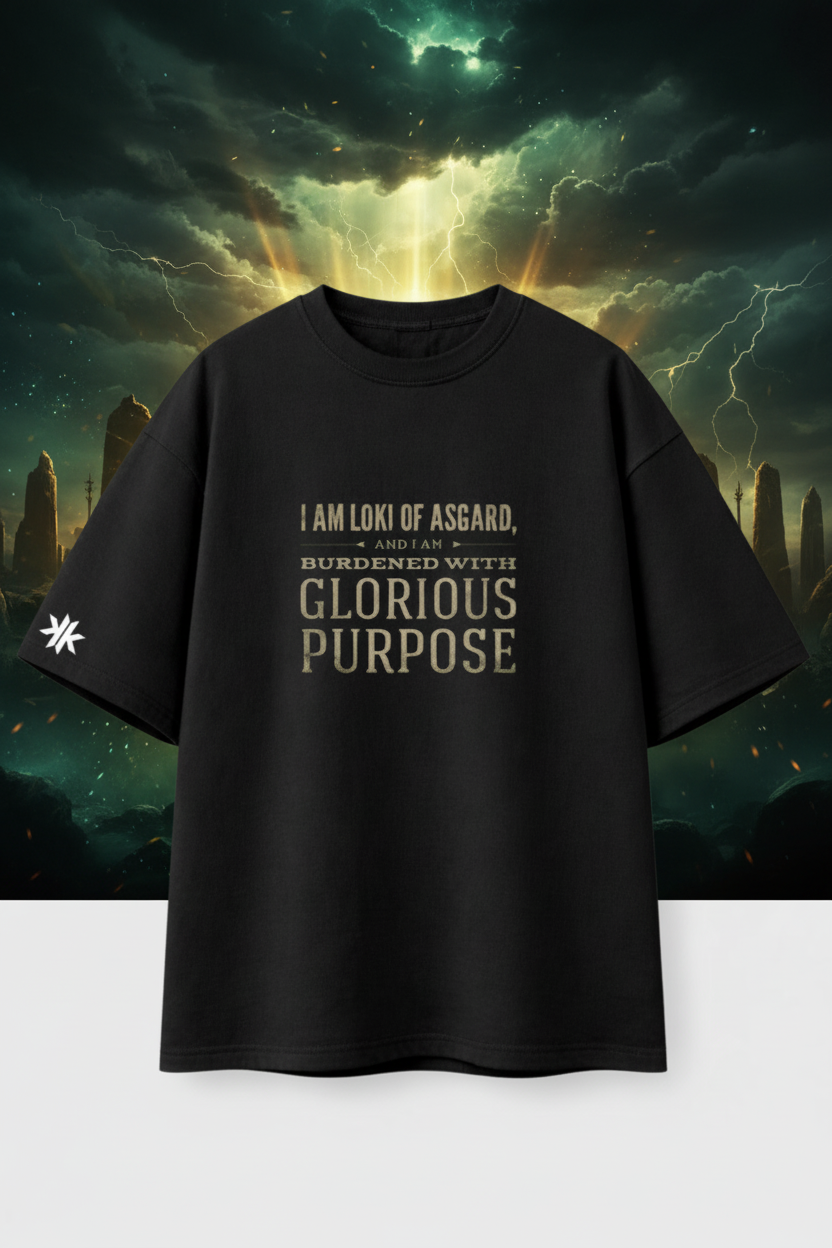 Loki 'Glorious Purpose' Oversized Tee