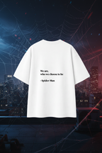 Spider-Man 'We Are Who We Choose To Be' Oversized Tee